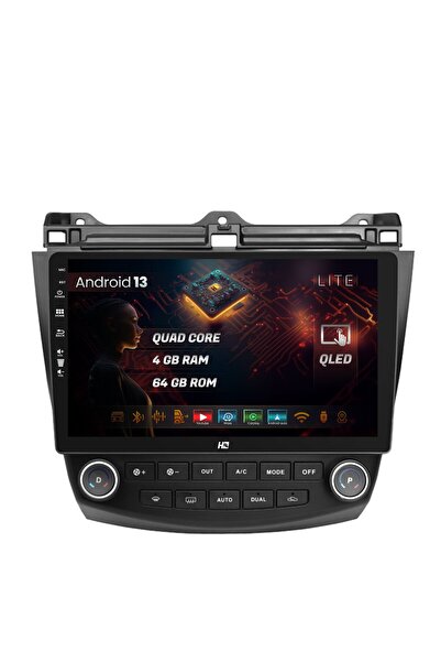 HUB64 Navigatie Honda Accord 7 (2005-2008), 4GB RAM, Quadcore, Carplay, Andro...