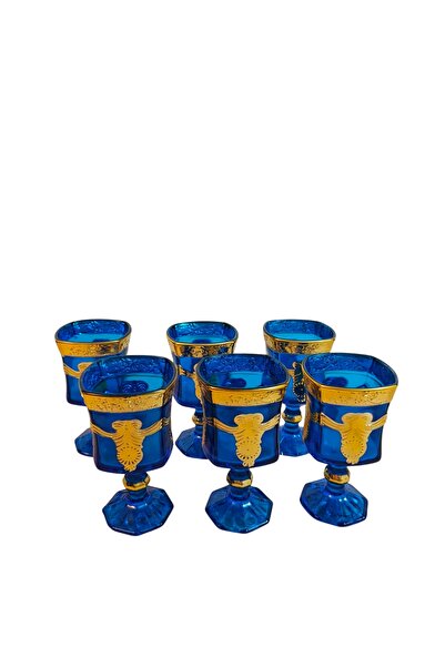OEM Blue glass tumbler set