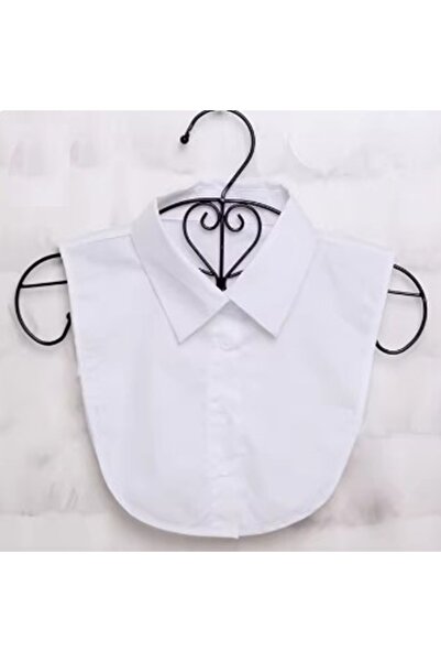 KESNUP Ψεύτικο κολάρο πουκάμισου, απλό κλασικό μοντέλο, λευκό