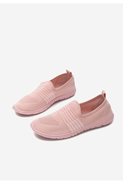 B T Shoes Růžové dámské polobotky Vanna