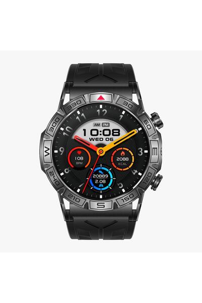 TECHNOMEN Watch Prime Akıllı Saat 1.43" AMOLED Ekran IP67 Su Geçirmez Altimet...