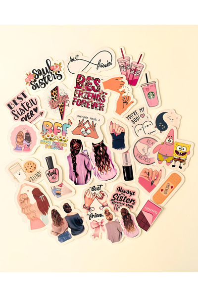 Studio D arte DIY KIT Set de autocolante BFF pentru prieteni, Bullet Journal,...