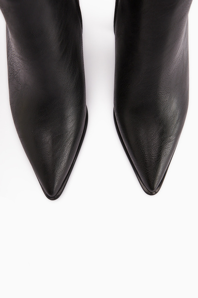 Limoya Lamia Siyah Toka Detaylı Topuklu Kadın Bot