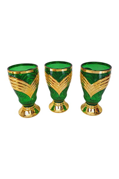 OEM Green glass tumbler set