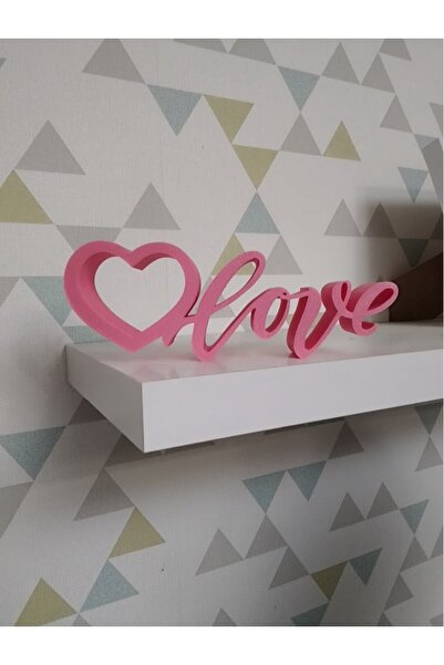 BASKIATÖLYEM BASKI ATÖLYEM LOVE YAZILI EV DEKARASYON SÜS BİBLO ŞIK TASARIM