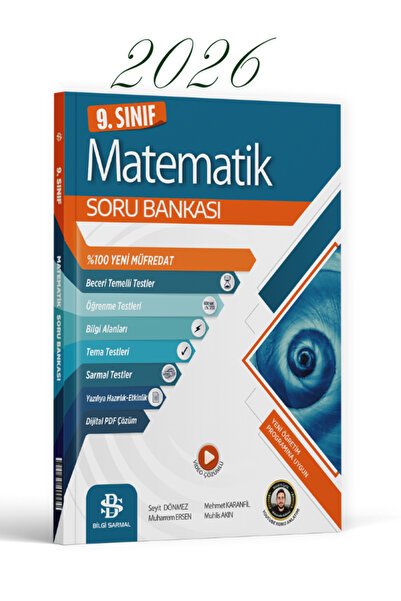 Bilgi Sarmal Yayınları Sarmal 9. Sınıf Matematik Soru Bankası Maarif Model