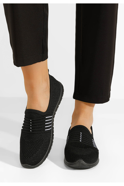 B T Shoes Černé dámské polobotky Vanna