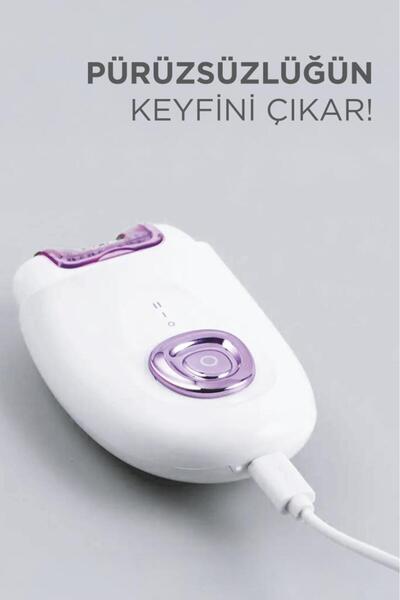 Torima TEP-01 Beyaz 2in1 Şarjlı Tüm Vücut Epilatör