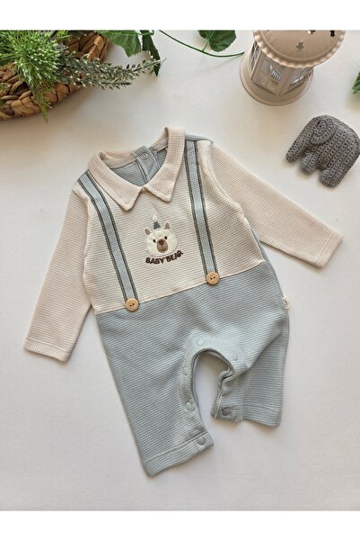 GizaKids %100 Pamuk Erkek Bebek Tulum