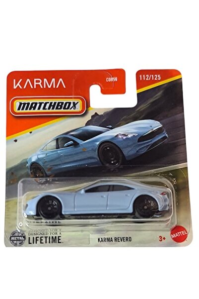 Matchbox Masinuta metalica Matchbox, Karma Revero, Editie 2025, Albastru, 7cm