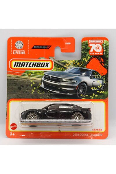 Matchbox Masinuta metalica 2018 Dodge Charger, 1:64, Negru