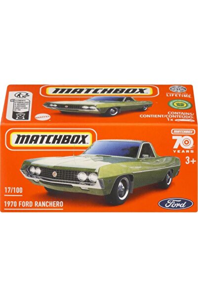 Matchbox Masinuta metalica 1970 Ford Ranchero, Editie Aniversara 70 ani, 1:64, Verde