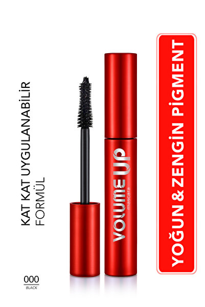 Flormar Volume Up Mascara Yoğun Hacim ve Lifting Etkili Kat Kat Uygulanabilir...
