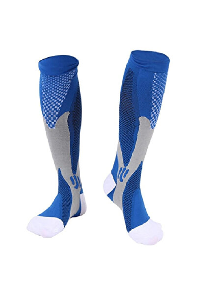NeoSimply Compression Socks Neosimply® Copper, better blood flow, gradual compression, 35-37, Blue, S/M