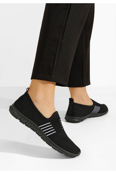 B T Shoes Černé dámské polobotky Vanna