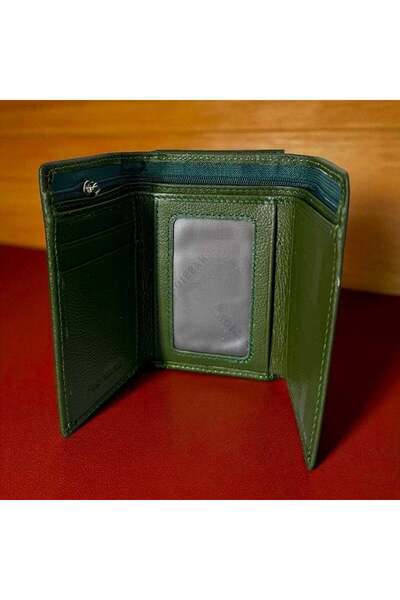 velve Hassion women's wallet, with triple opening, Green