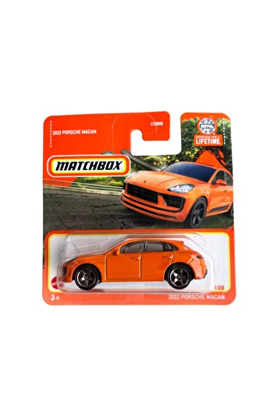 Matchbox Masinuta Porsche Macan 2022, portocaliu, metalica, scara 1:64
