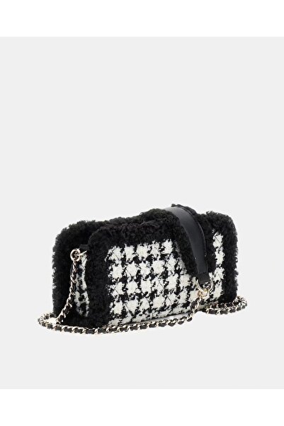 Guess Cristi Kadın Siyah Yün Karışımlı El Çantası HWQT8139720-BML
