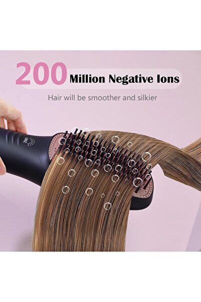 Generic New 3In1 Multi-Style Professional Hair Dryer Joy Brush, Straightening Negative Ion HarBrush Hot Air