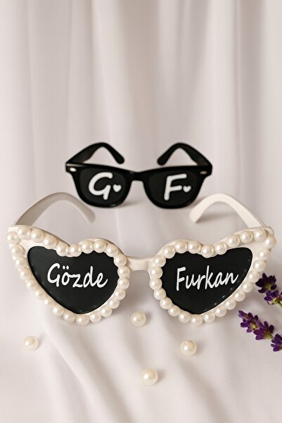 EYBA Bride and Groom Glasses, Bride to Be Glasses, Party Glasses, Engagement Promise Henna Glasses