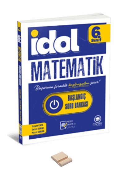 Çanta Yayınları 6. Sınıf İdol Matematik Başlangıç Soru Bankası ve Telefon Standı
