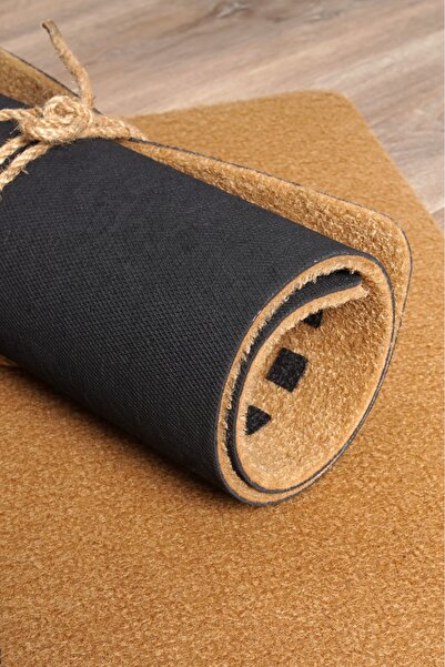 Dormot Koko Textured Door Mat - Blue Patterned with Welcome Written, Non-Slip Base, 45X70 cm