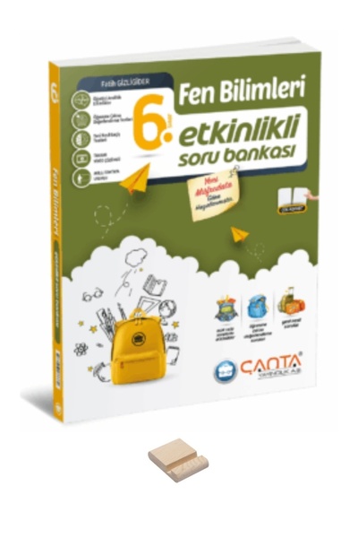 Çanta Yayınları 6. Sınıf Fen Bilimleri Etkinlikli Kazanım Soru Bankası ve Tel...