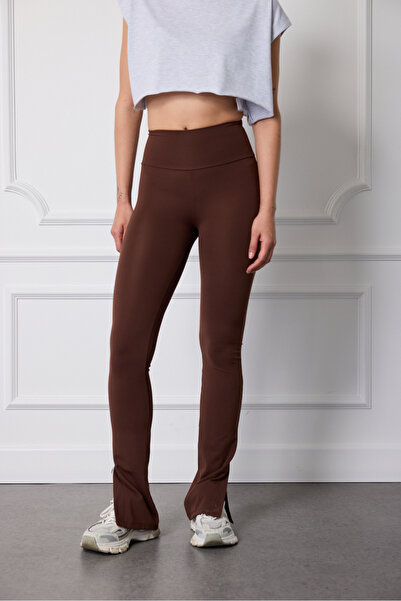 Beyyoglu Yırtmaç Detaylı Tayt