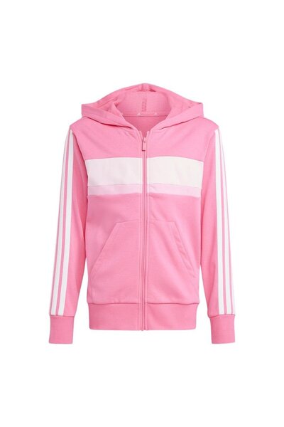 adidas Παιδική ροζ φόρμα J 3S TIB FT TS JI6037