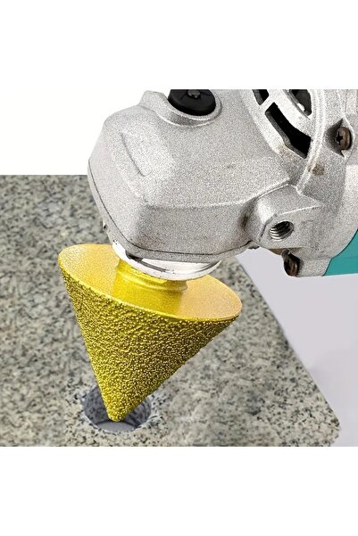BGA konik elmas mermer fayans delme ucu M14 girişli 38mm mermer delme elmas başlığı