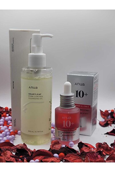 ANUA أنوا - سيروم النياسيناميد لتصحيح البقع الداكنة 30 مل، زيت هيرليف لتنظيف ...