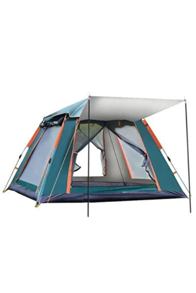 evimdeyokyok 4 Kişilik Otomatik Çadır Gölgelikli Tenteli | Hızlı Kurulum, Su ...