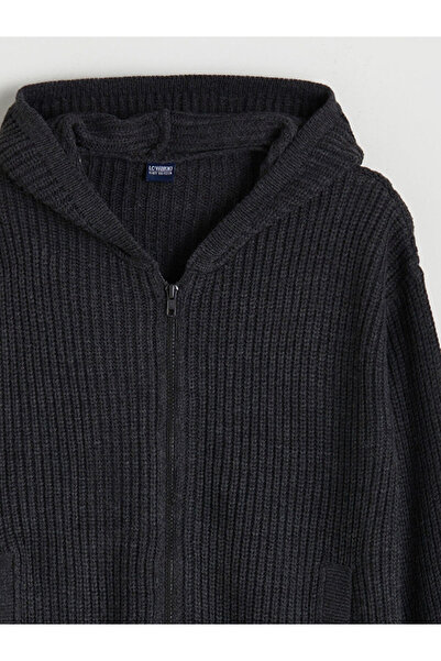 LC Waikiki Create Your Style from Uzg Store |   Hooded Boys' Knitwear Cardigan