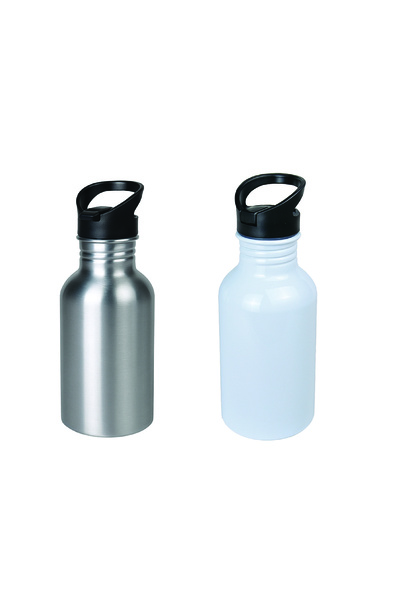 DKDZ SHOP Simsek Maq. Printed Metal Water Bottle with Straw 600ml.