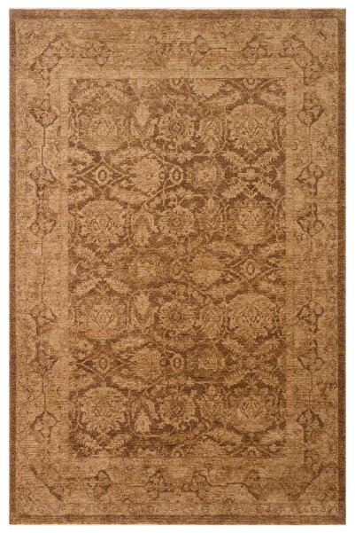 Eko Halı SHIRAZ SHR 01 BEIGE Vintage Eskitme Desenli Modern Yumuşak Dokulu Ma...