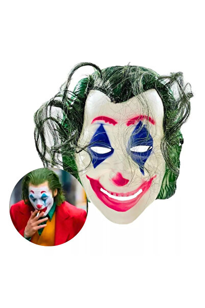 Go İthalat Joaquin Phoenix Joker Mask with Green Hair (5273)