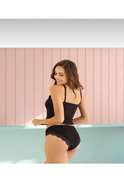 Genel Markalar kadın dantel detaylı atlet külot takım