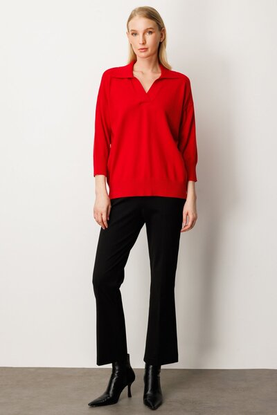 On Fashion On Truvakar Sleeve Knitwear Sweater-65301