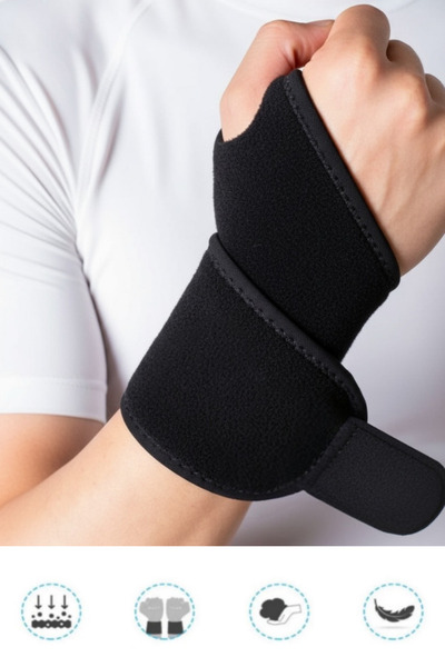 SAVUR Hand Wrist Brace Wrist Pain Bandage 1 Piece Wrist Protection Carpal Tunnel Hand Wristband Sports Wristband