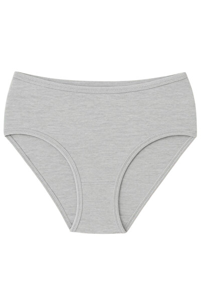 LİBELLA İÇ GİYİM Chiloți pentru femei, pachet de 5, din bumbac, cu talie înaltă, lycra - culori pastel (cafea, pudră, bej, roz, gri)