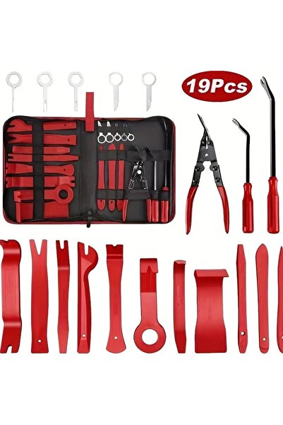 BGA oto tamir 19 adet Araba Stereo Kurulum Aracı Seti İç Kapak trim klip Pane...