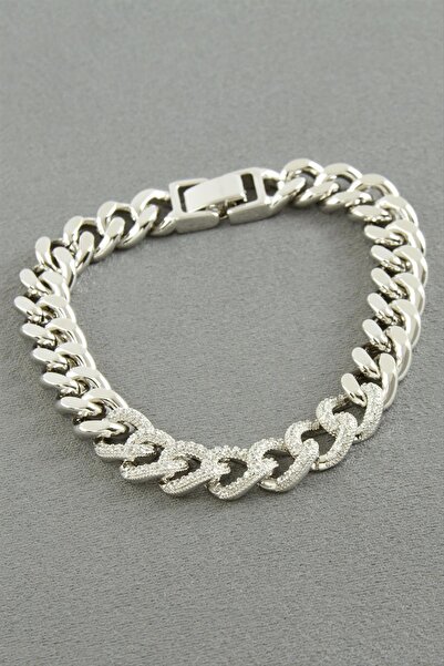 feryal Xuping Zircon Stone Luxury Chain Steel Bracelet