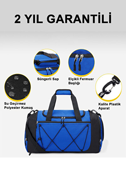 woys Geantă de sport organizatoare cu 2 ani garanție - Geantă de fitness cu 7 compartimente