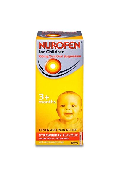 JP نيوروفين شراب معلق بنكهة الفراولة 150 مل