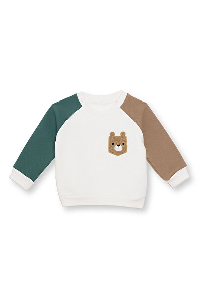 ebebek Hello Baby HelloBaby Erkek Bebek Camp Life Sweatshirt Şardonlu Bisikle...