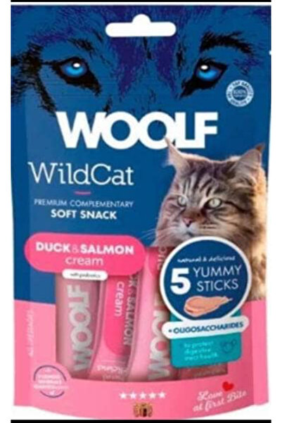 WOOLF عصار بنكهة البط والسلمون 5*14غ