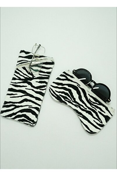 in steilla Set of 2 Zebra Patterned Eyeglass Cases...
