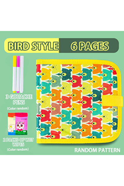 Choice3 Bear 6 pg. Erasable Doodle Book for KidsToddlers Toys Reusable Drawin...