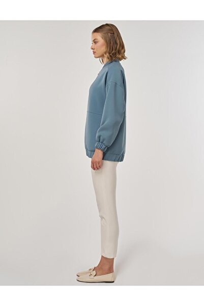 Kayra Μπουφάν με γιακά κολλεγίου ομιχλώδες μπλε