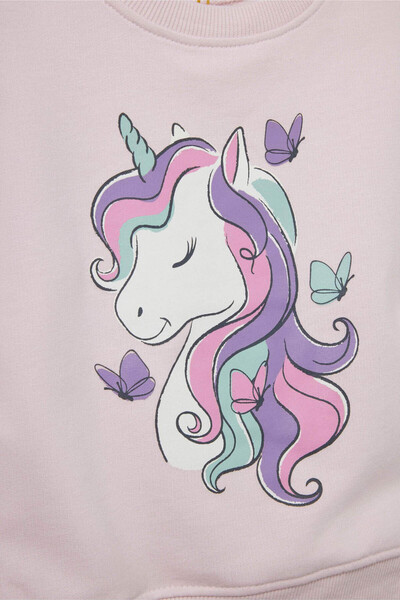 DeFacto Pembe Kız Bebek Alt-Üst Takım F0541A5/PN38